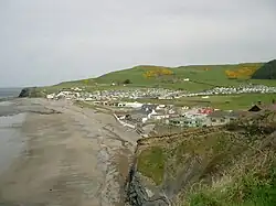 Clarach Bay, from the coastal path into Aberystwyth