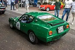Rear view of Abarth 1300 Scorpione
