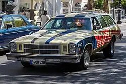 1976 Buick Century Estate station wagon in faux Indy Car livery