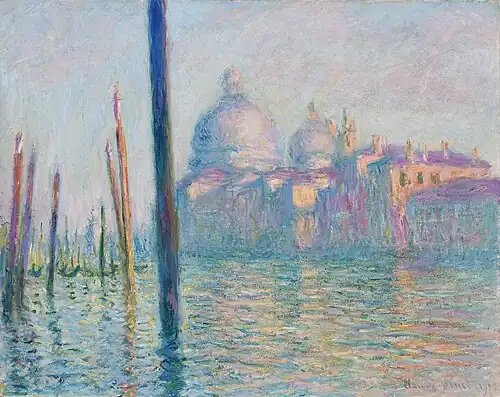 Claude Monet, Le Grand Canal, 1908, Museum of Fine Arts, Boston