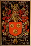Escutcheon of Claude de Vergy (1495–1560?)