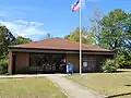 The post office in Clayton (ZIP code: 36016)