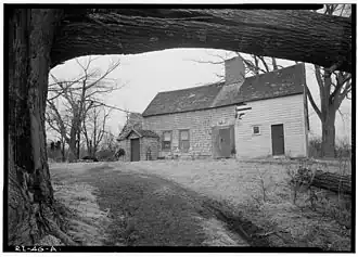 Clement Weaver House, c. 1679, in East Greenwich, Rhode Island