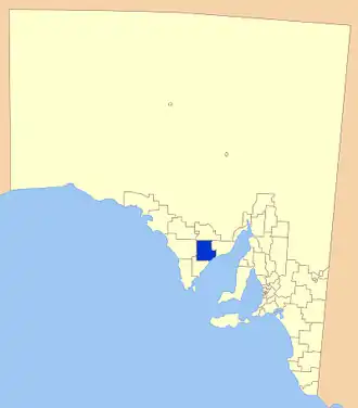 Location of the District Council of Cleve