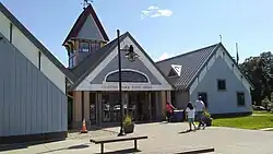 The town's rest area on I-87