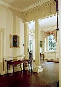 Colonnade in main hallway