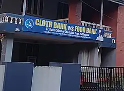 Cloth Bank vs Food Bank located in Ramavarmapuram, an initiative of Fr. Davis chiramel