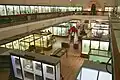 The Natural History Gallery with the overstuffed walrus replaced with a giraffe model in July 2013