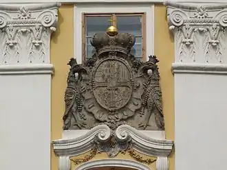 Coat of arms of Prince Charles Alexander of Lorraine, Grand Master from 1761 to 1780