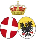 Coat of arms of Marina as Princess of Savoy