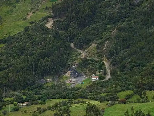 Coal mining in the Guaduas Formation Ocetá Páramo