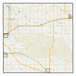 North Portal is located in Coalfields No. 4
