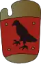 Attributed Turul coat of arms from the Chronicon Pictum (c. 1370) Arms of the Árpád dynasty of Gyula/Kende of the Hungarians