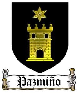 Coat of arms of Pazmiño family