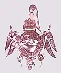 Coat of arms of the Rana dynasty of Lamjung and Kaski