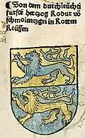 Drawing from the 1483 printed edition of the Chronicles of the Council of Constance[28]