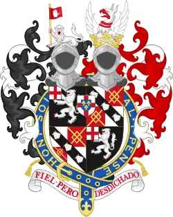 Arms of Sir Winston Churchill as a Knight of the Garter