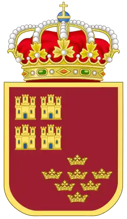 Coat of arms of the Region of Murcia
