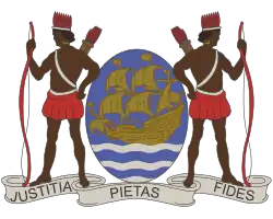 Coat of arms of Dutch Guiana Nederlands Guyana