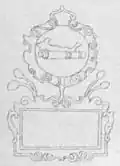 Coat of arms of the Principality of Smolensk on the armorial banner of Tsar Alexei Mikhailovich in 1666-1678[80]