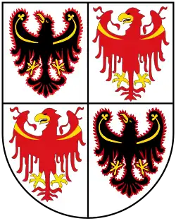 Coat of arms of Trentino-Alto Adige/Südtirol