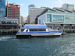 The ferry Cobar Cat at Queens Wharf