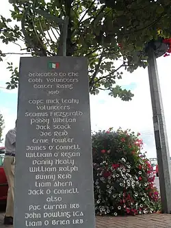 Memorial in Cobh, County Cork, to the Volunteers from that town