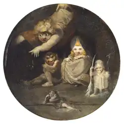 Cobweb (Shakespeare's A Midsummer Night's Dream) by Henry Fuseli, 1785-6.