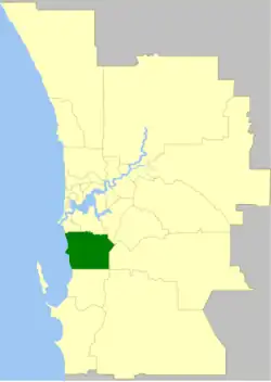 The City of Cockburn within the Perth Metropolitan Area