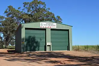 Rural Fire Service shed