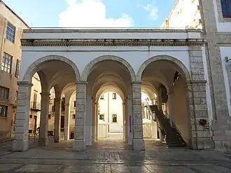 The arcade of Ex Collegio dei Gesuiti