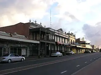 Main street of Collie