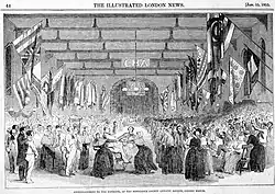Entertainment for patients at the Middlesex County Lunatic Asylum, Colney Hatch