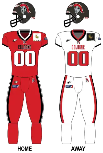Cologne Centurions uniforms