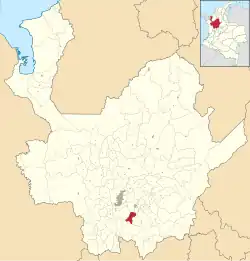 Location of the municipality and town of La Ceja in the Antioquia Department of Colombia