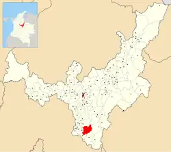 Location of the municipality and town of Macanal in the Boyacá Department of Colombia