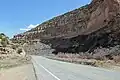 Near mile marker 58, or about 3.5 miles from Interstate-70.