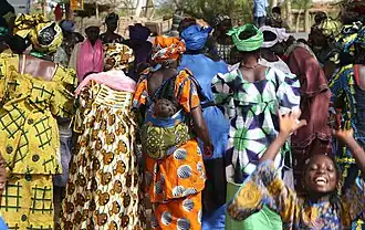 Image 34A crowd of women in Mali. (from Culture of Mali)