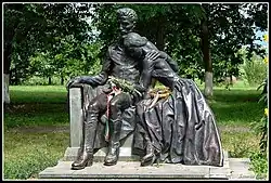 At the end of September, sculpture of Sándor Petőfi by Gábor Benő Pogány