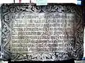 Inscribed stone from the tower, Museum of Romanian History, Bucharest