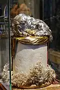 Part of the column on which the saint was beheaded in Rome