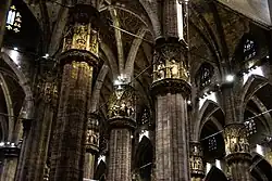 Interior columns