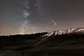 On 20 October at 20:16 from Yellowstone National Park