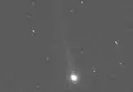 A MESSENGER image of Comet Encke at its closest approach to Mercury, 17/11/2013[36] (NASA/JHUAPL/Carnegie Institution of Washington)