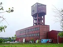 A pithead of the former mine in Folschviller