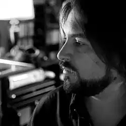 Acree in his studio