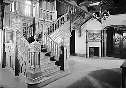 Hall and stair of "Compton."