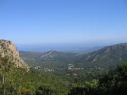 A view of the village of Conca from the GR20