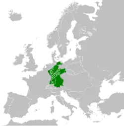 The Confederation of the Rhine in 1812