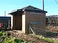 The shelter near the tunnel under the Dalry to Kilwinning road.
